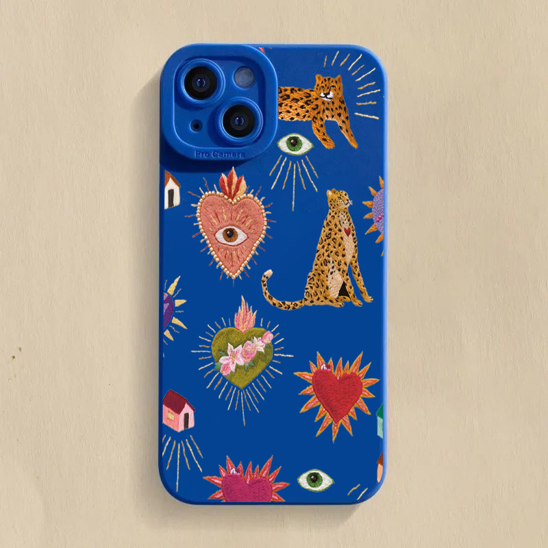Samsung Galaxy S25 - 花柄のヒョウ柄アイフォンケース、Samsung Galaxy S26 S25 Ultra S24