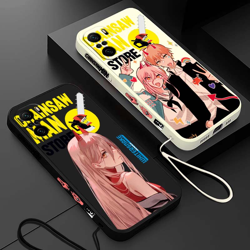Silicone Liquid Case - アニメ「チェンソーマン」デンジ柄 Xiaomi Redmi Note 15 14
