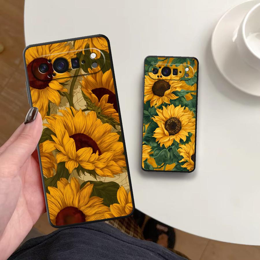 Phone Cases Google Pixel 9A - ひまわり海 Funda 電話カバーケース Google Pixel 10A