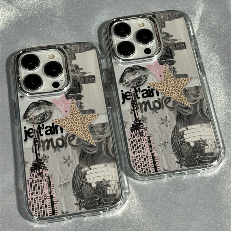 Phone Cases You Can Design - クリエイティブなヒョウ柄のスターライトボールコラージュ、高級感のある透明電気メッキフォトフレーム付きスマホケース、iPhone 17/16 Pro Max/15/14 Plus/13/12/11対応、耐衝撃、滑り止め、軽量、ファッショナブルでトレンディなデザイン、ユニセックス、ギフトにも最適。