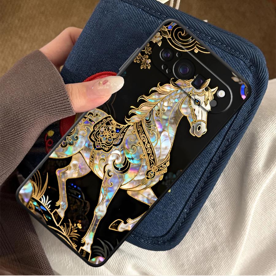 Phone Cases Google Pixel 9A - ラッキーホース Funda 電話カバーケース Google Pixel 10A