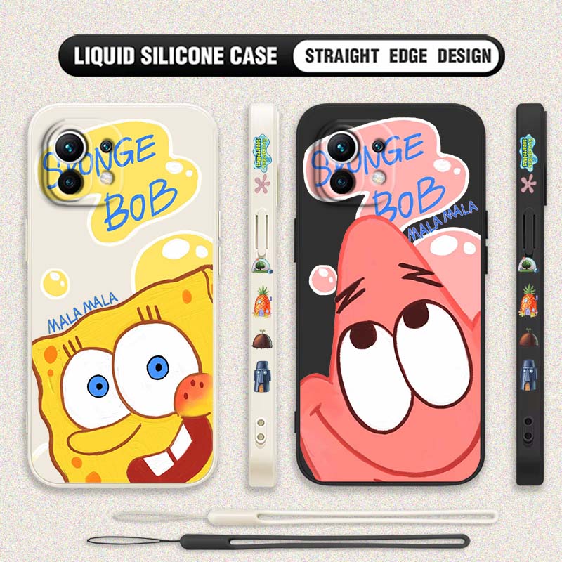 Silicone Liquid Case - S-Starfish S-SpongeBob Xiaomi Mi 17 15