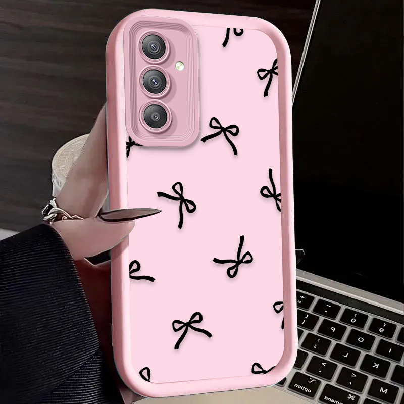 ブラックラブハートボウノットケース Samsung Gala - Phone Cases Samsung Galaxy のレビューと価格