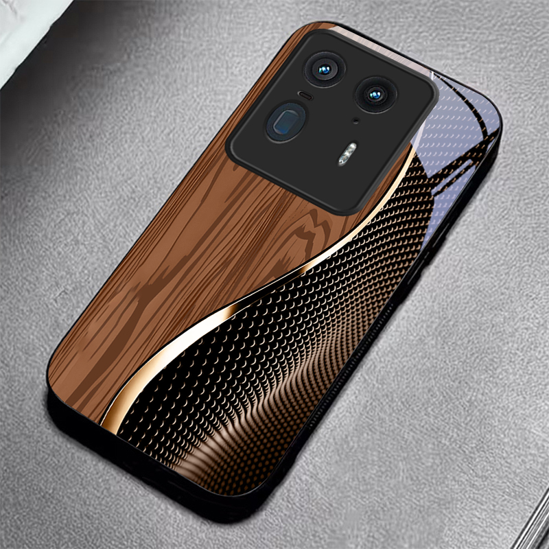 ファイバーゴールドトリムブラックガラス製携帯電話ケース モト - Phone Cases For Motorola のレビューと価格