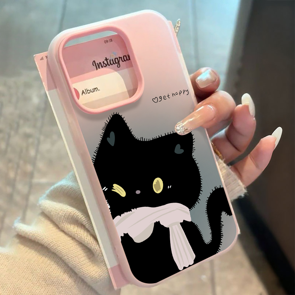 INSカップル黒白猫キャンディーカラー携帯電話ケースXiao - Phone Cases Xiaomi 14T のレビューと価格