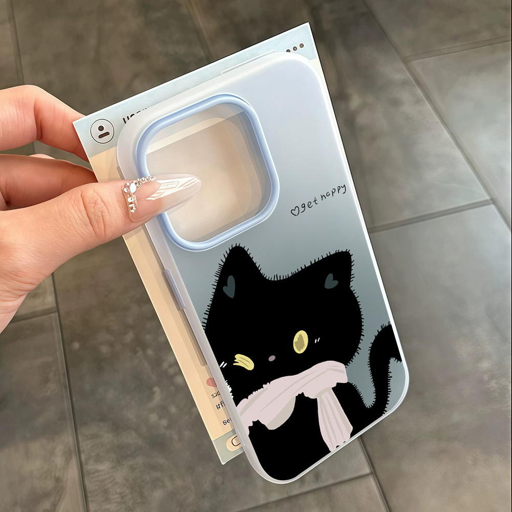 INSカップル黒白猫キャンディーカラー携帯電話ケースXiao - Phone Cases Xiaomi 14T のレビューと価格