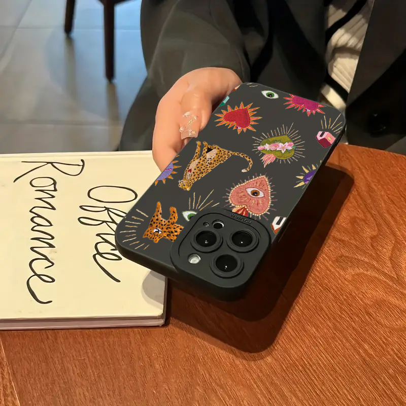 花柄ヒョウ目スマホケース iPhone 17 13 11 1 - Phone Cases Arc のレビューと価格