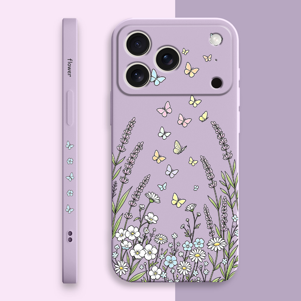 グラスバタフライフォンケース iPhone 17 17E A - Silicone Liquid Case のレビューと価格