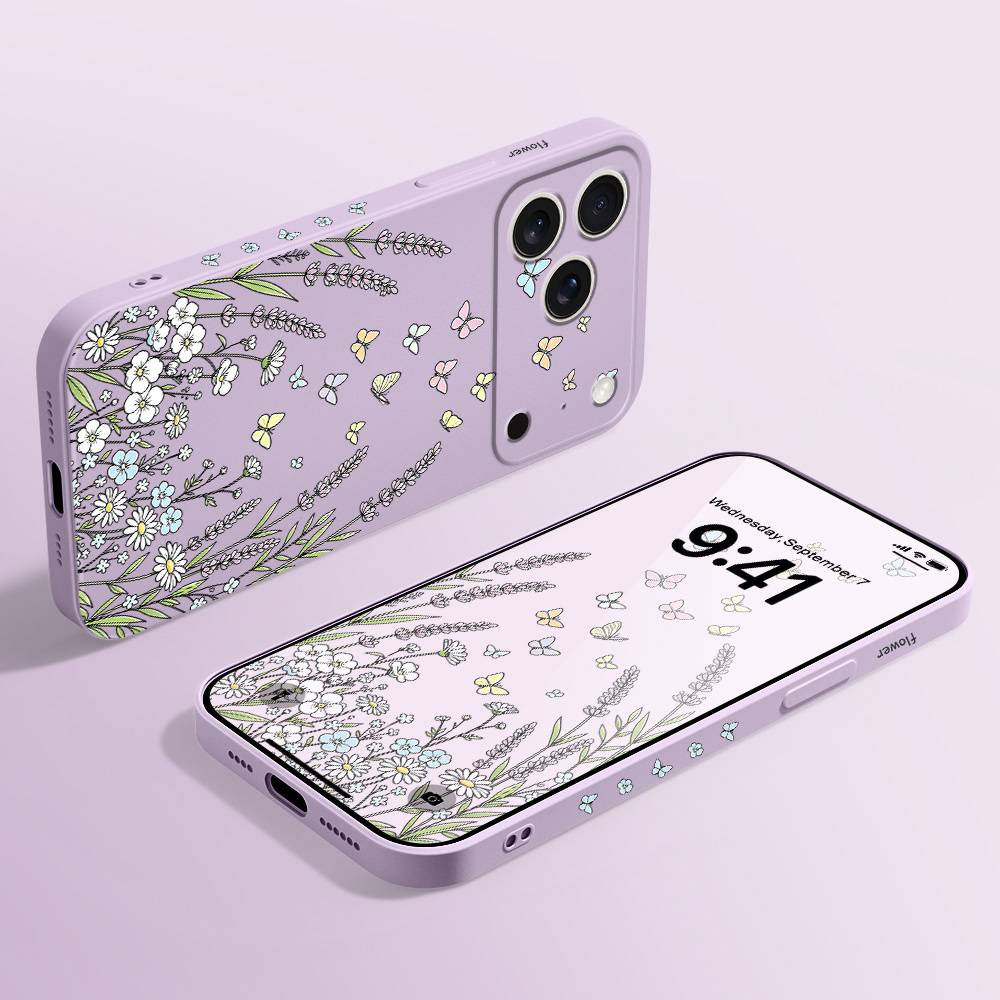 グラスバタフライフォンケース iPhone 17 17E A - Silicone Liquid Case のレビューと価格