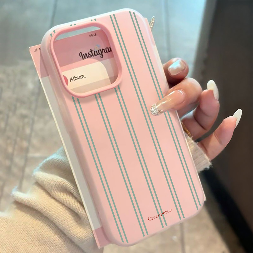 高級感のあるフレッシュなストライプ柄シリコン製スマホケース  - Phone Cases Xiaomi 14T のレビューと価格