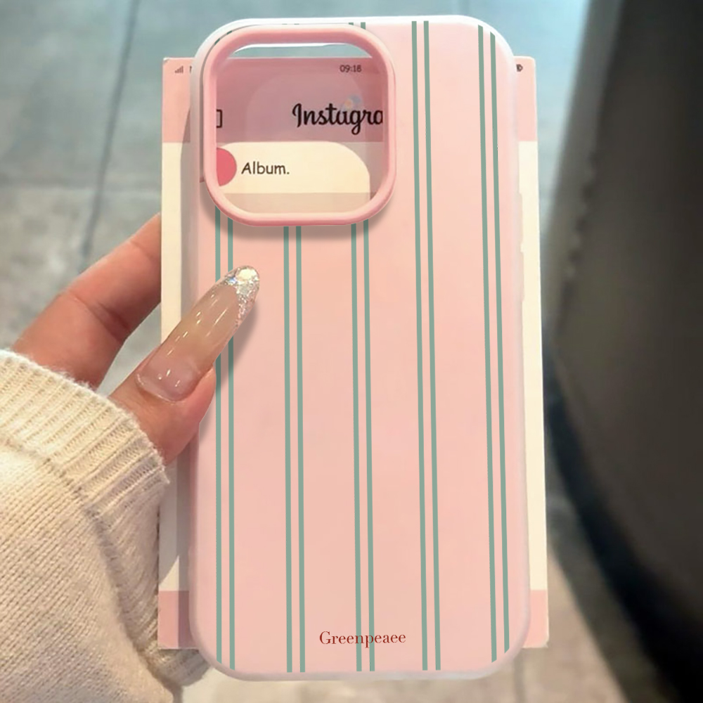 高級感のあるフレッシュなストライプ柄シリコン製スマホケース  - Phone Cases Xiaomi 14T のレビューと価格