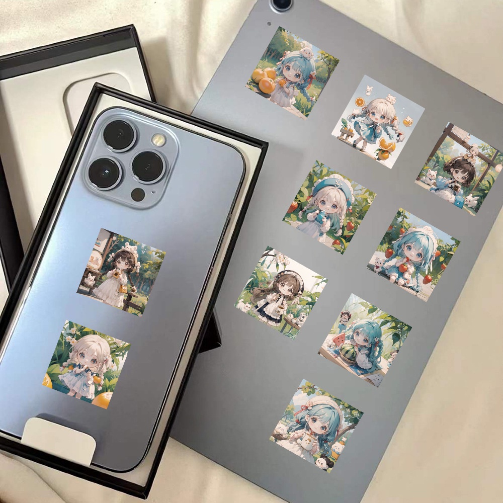 フルーツガール漫画防水ステッカー60枚、電話ケースデコレーシ - Phone Cases You Can Design のレビューと価格