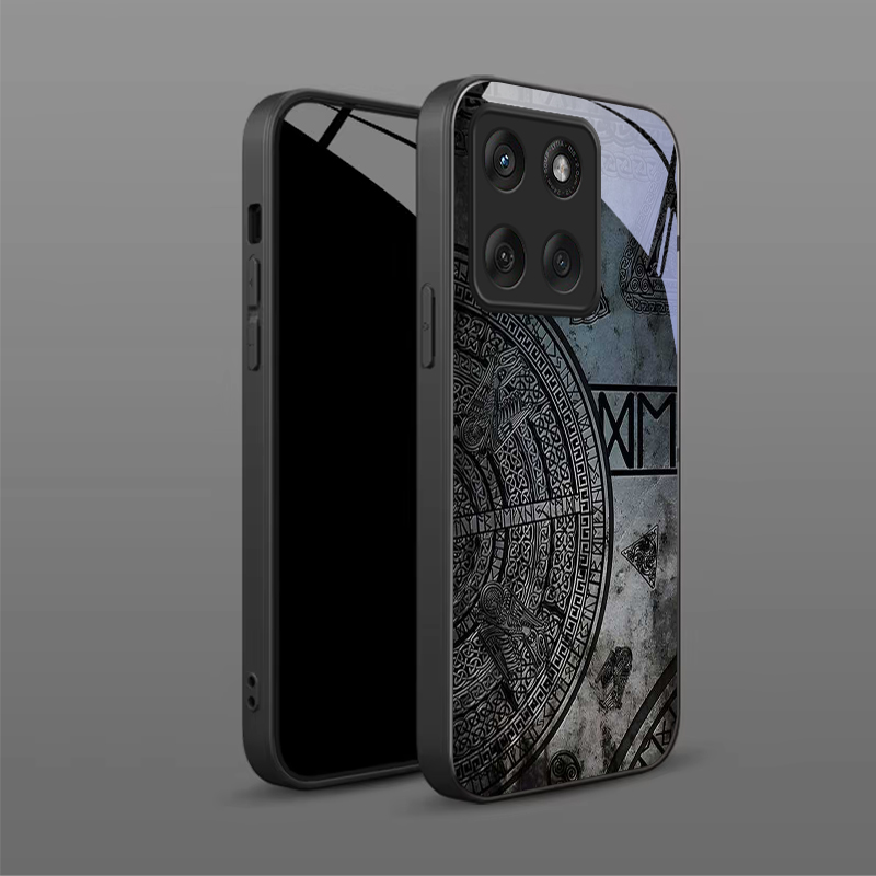 古代ノルスのコーデックス ブラックガラス製携帯電話ケース モ - Phone Cases For Motorola のレビューと価格