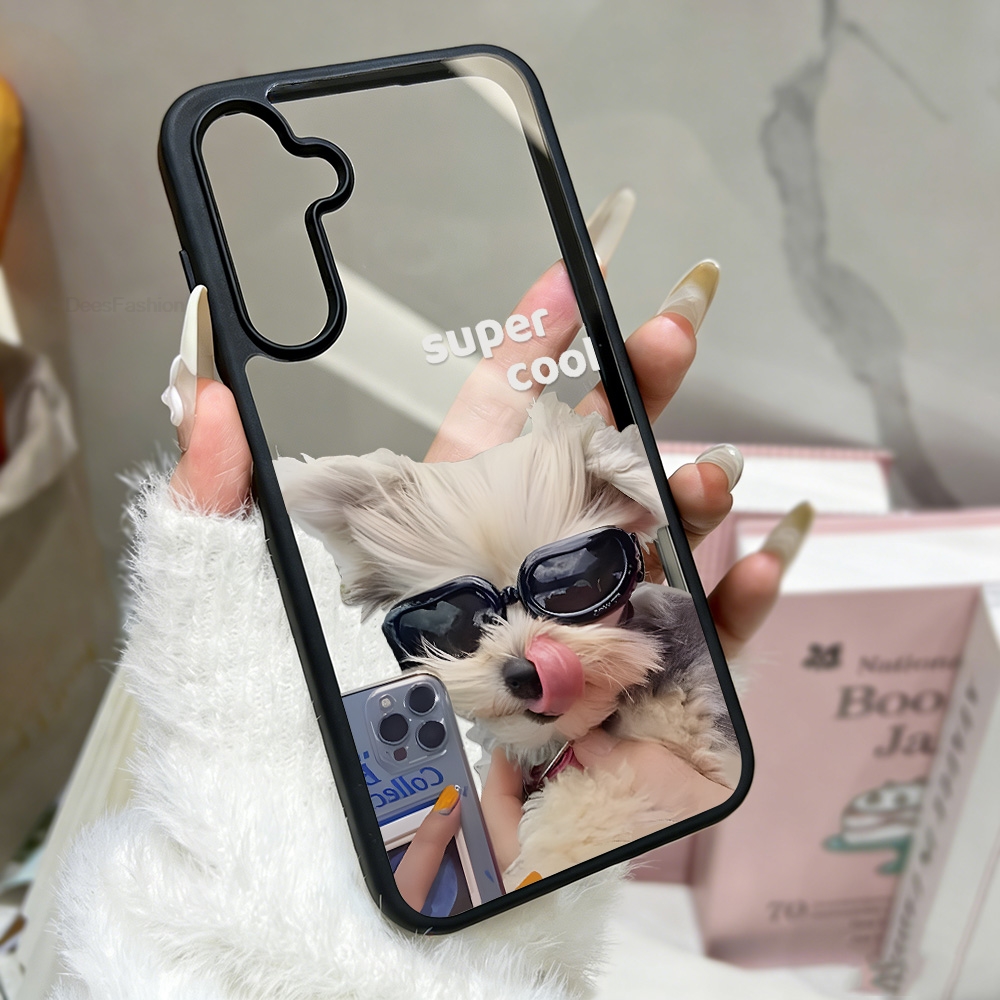 かわいい子犬柄透明スマホケース サムスン S26 Ultra - Phone Cases Cute のレビューと価格