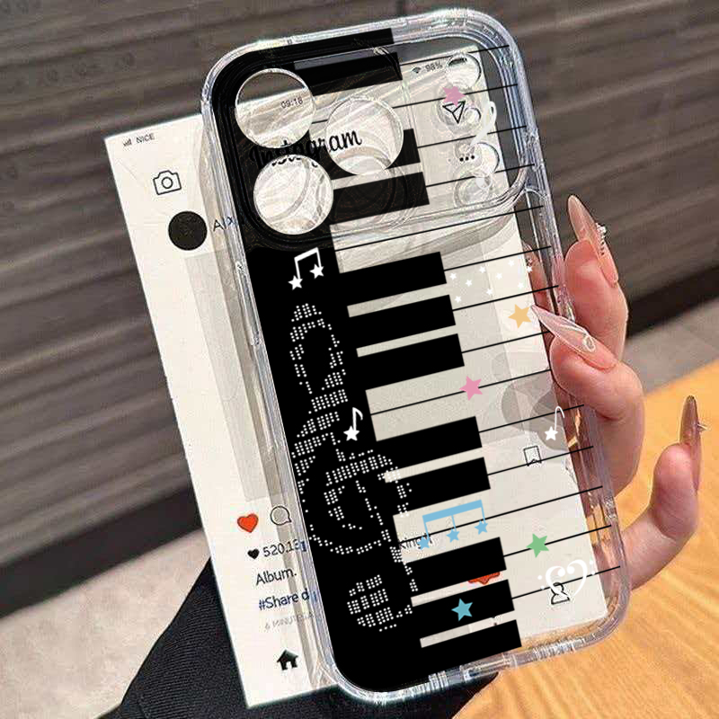 音符柄のペイントされたスマホケース Xiaomi 17 Pr - Phone Cases Xiaomi 14T のレビューと価格
