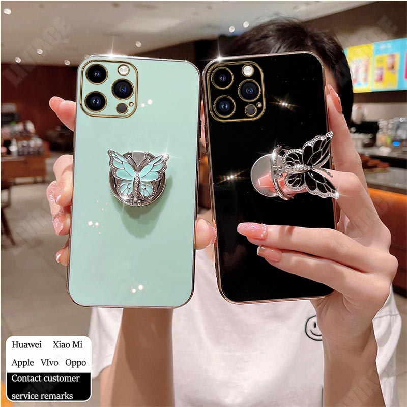蝶リングホルダーストラップケース iPhone 14 11  - Phone Cases Arc のレビューと価格