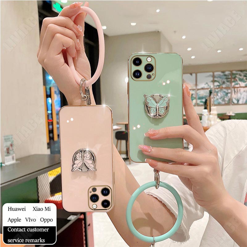 蝶リングホルダーストラップケース iPhone 14 11  - Phone Cases Arc のレビューと価格