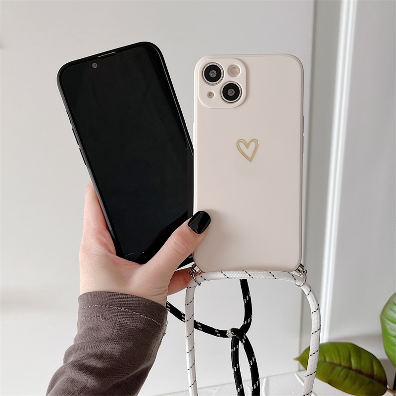 クロスボディストラップシリコン電話ケース iPhone 15 - Phone Cases Arc のレビューと価格