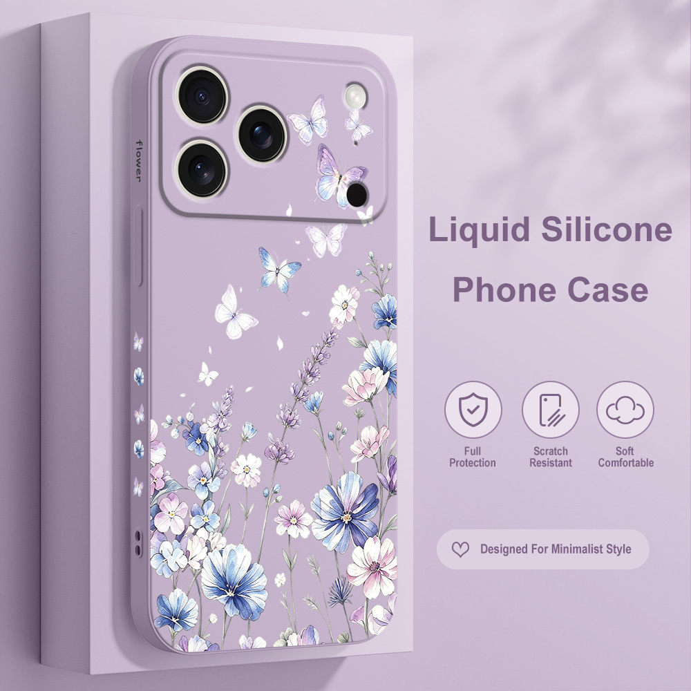 リリーバタフライフォンケース iPhone 17 17E A - Silicone Liquid Case のレビューと価格