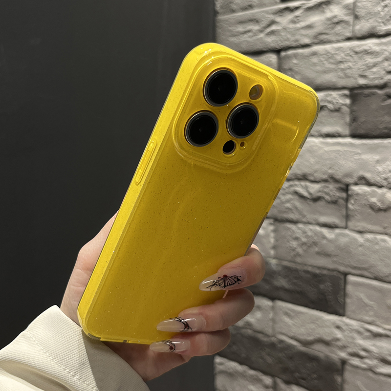 鮮やかな蛍光イエローのグリッター付きiPhoneケース iP - Phone Cases Arc のレビューと価格