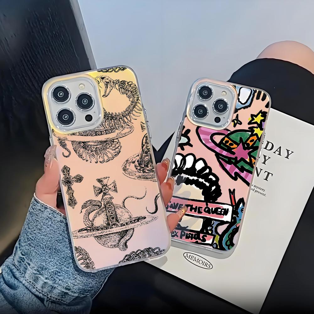 高級ブランドスマホケース レーザーグラデーションケース iP - Phone Cases Brand のレビューと価格