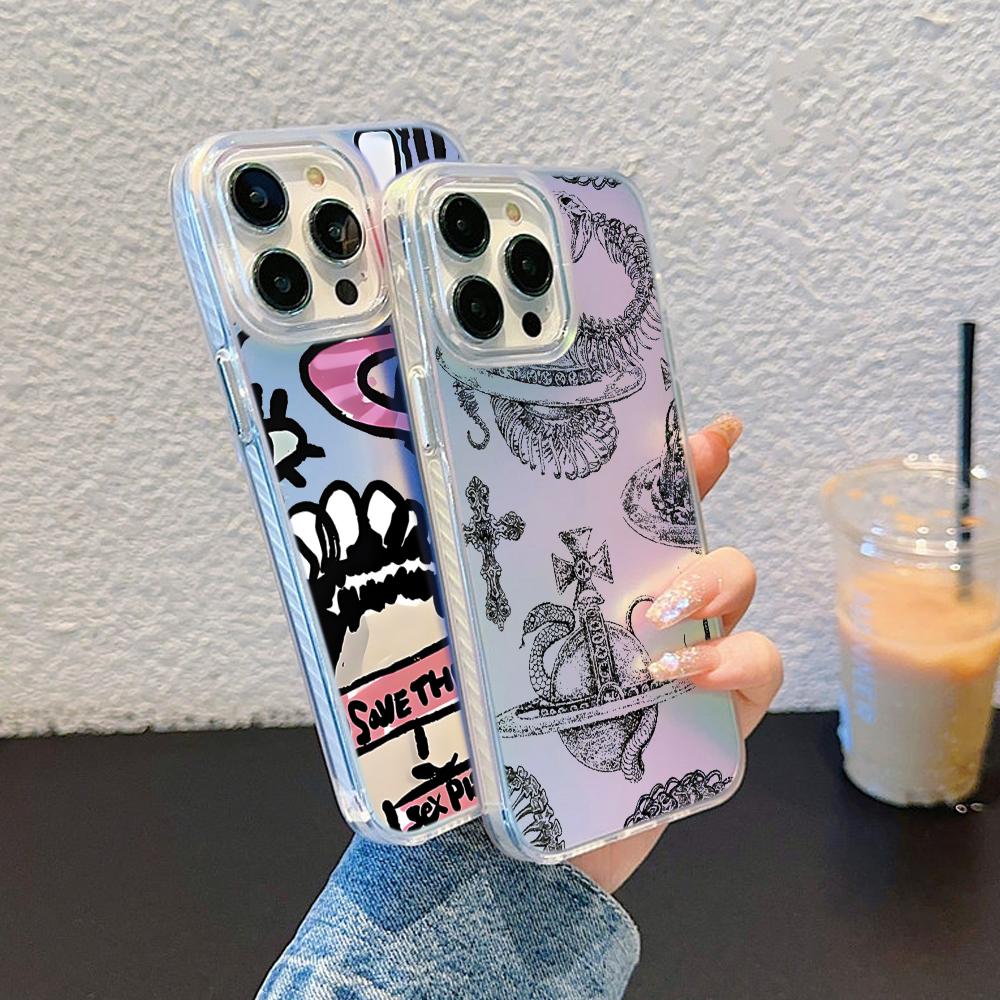高級ブランドスマホケース レーザーグラデーションケース iP - Phone Cases Brand のレビューと価格
