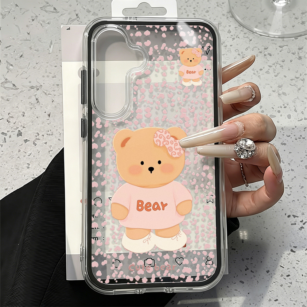 かわいいクマの2-in-1スマホケース、Samsung S2 - Phone Cases Cute のレビューと価格