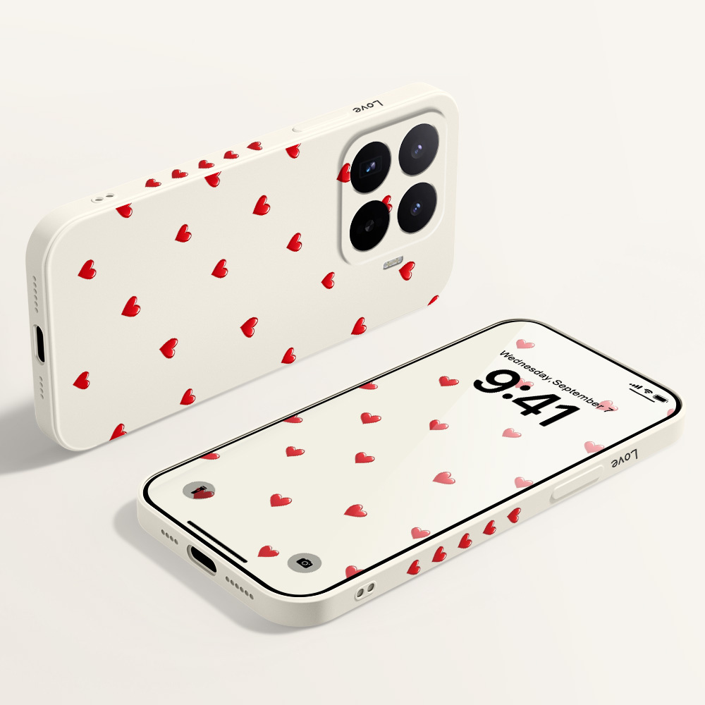 クリムゾンハートフォンケース Xiaomi 17T 15T  - Phone Cases Xiaomi 14T のレビューと価格