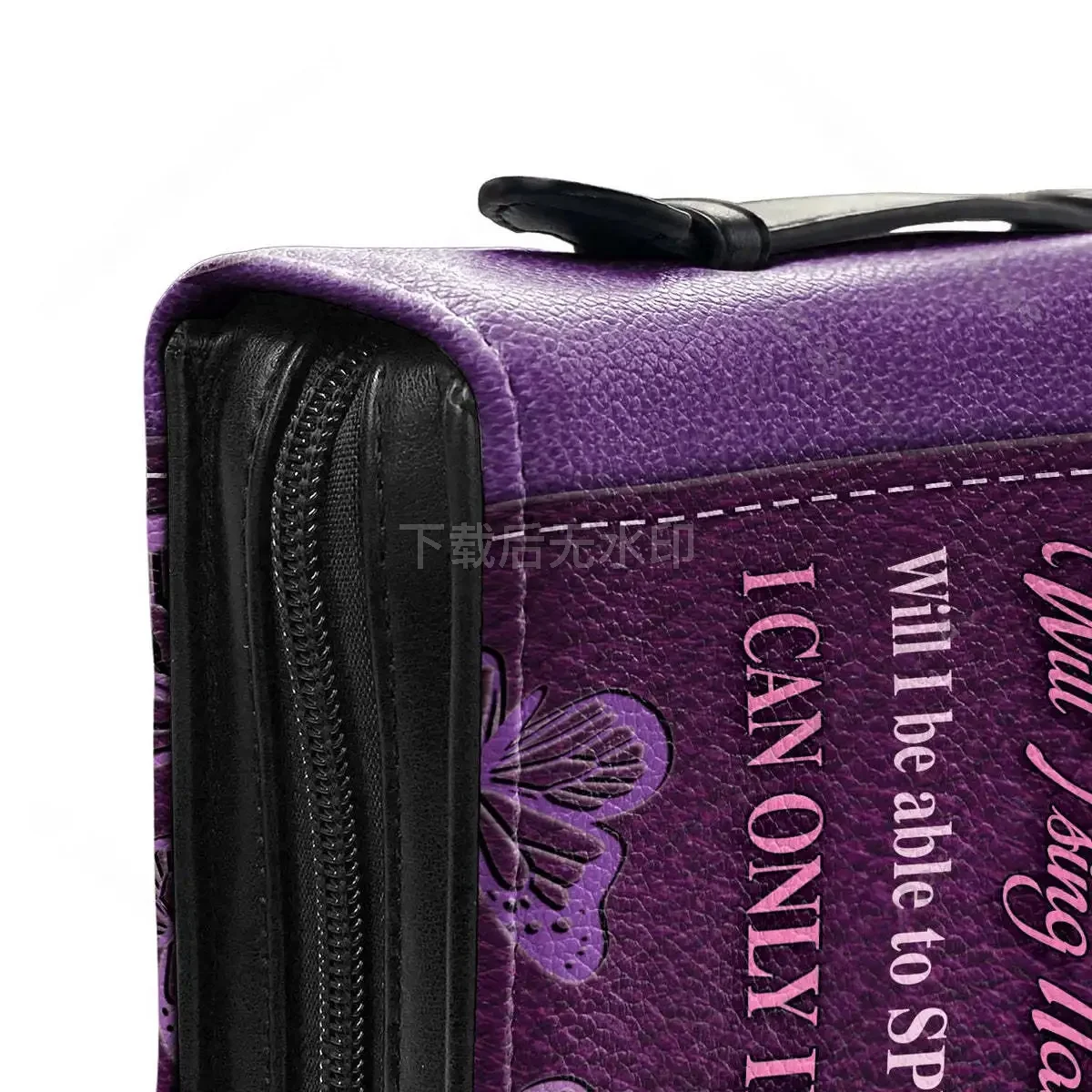 私は紫の蝶のデザインの聖書カバーケース、女性用聖書収納バッグ - Phone Cases You Can Design のレビューと価格