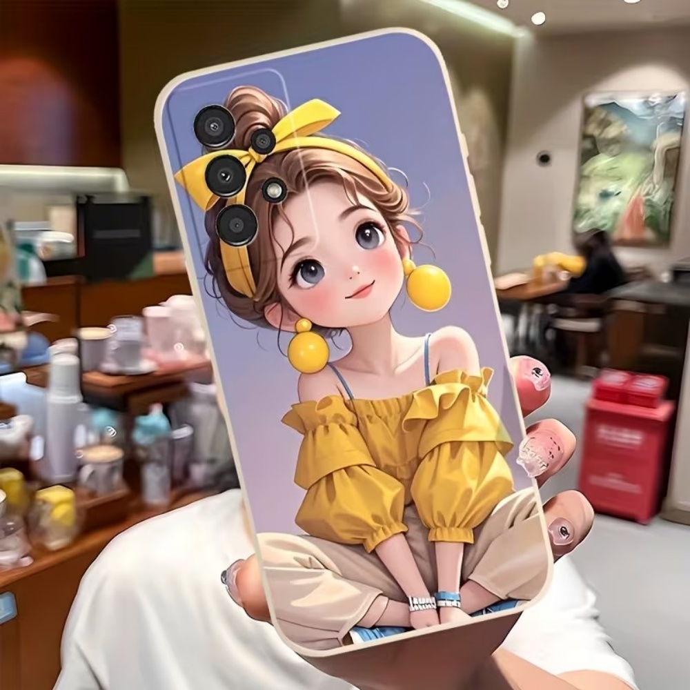 かわいい漫画の女の子柄デザインのスマホケース、Samsung - Phone Cases Cute のレビューと価格