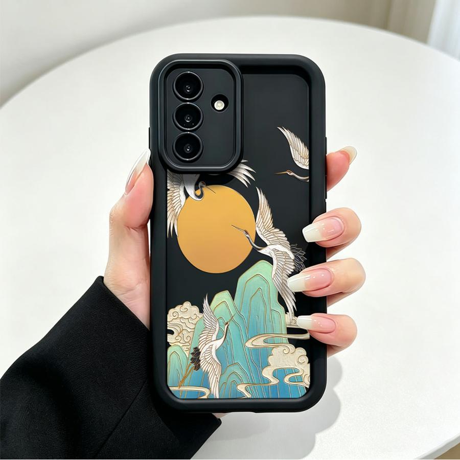 漫画クレーンと野生のイノシシのスマホケース、Samsung  - Phone Cases Samsung Galaxy のレビューと価格