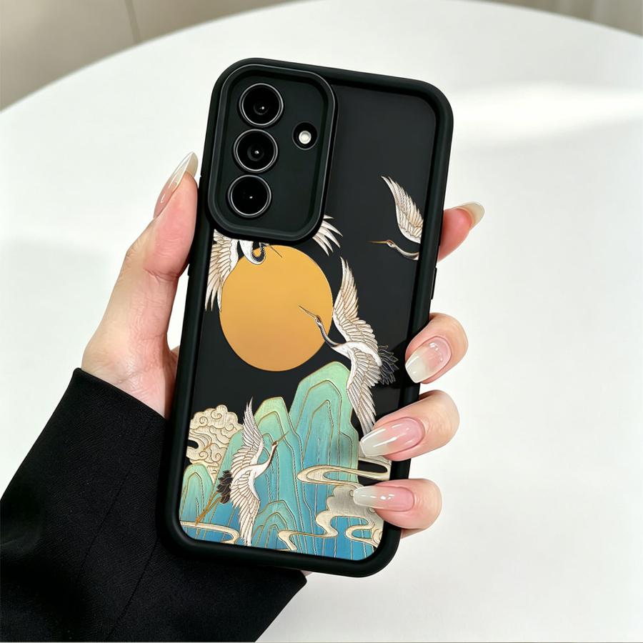 漫画クレーンと野生のイノシシのスマホケース、Samsung  - Phone Cases Samsung Galaxy のレビューと価格