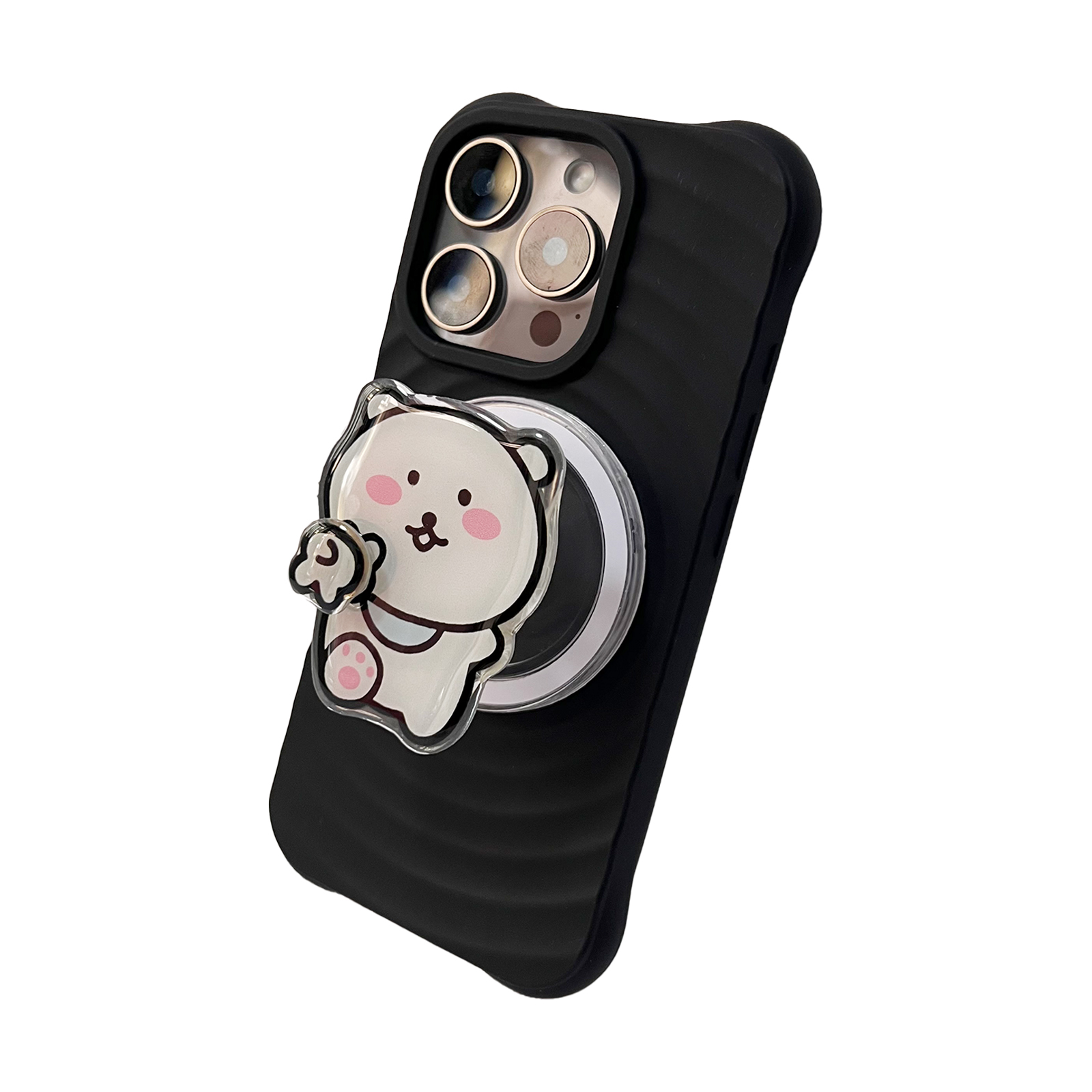 可愛い360度回転ウォーキングVベアスマホホルダー 折りたた - Phone Cases Louis Vuitton のレビューと価格