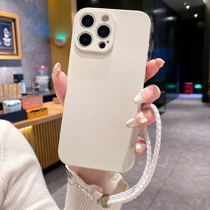 高級リキッドシリコン製スマホケース、五葉の花と幸運の草のデザ - Silicone Liquid Case のレビューと価格